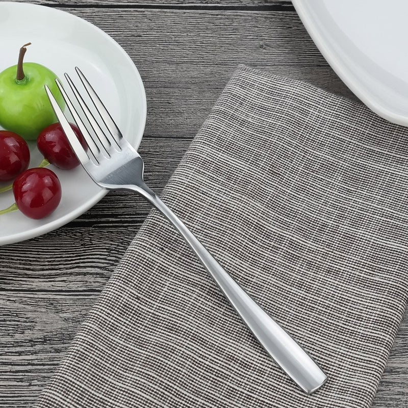 HOMMP 16-Piece Stainless Steel Salad Forks, Dessert Forks - Image 4